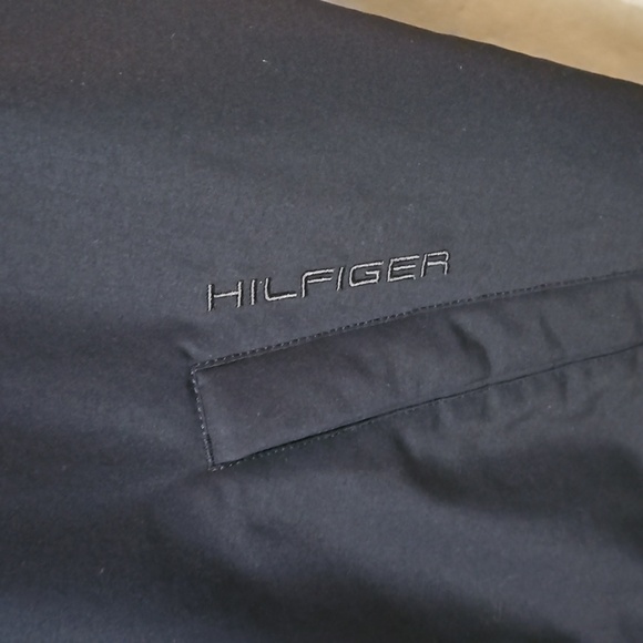 Tommy Hilfiger  Packable Sleeve and Hood Jacket Vest sz XL Navy Pre-owned - Picture 5 of 15